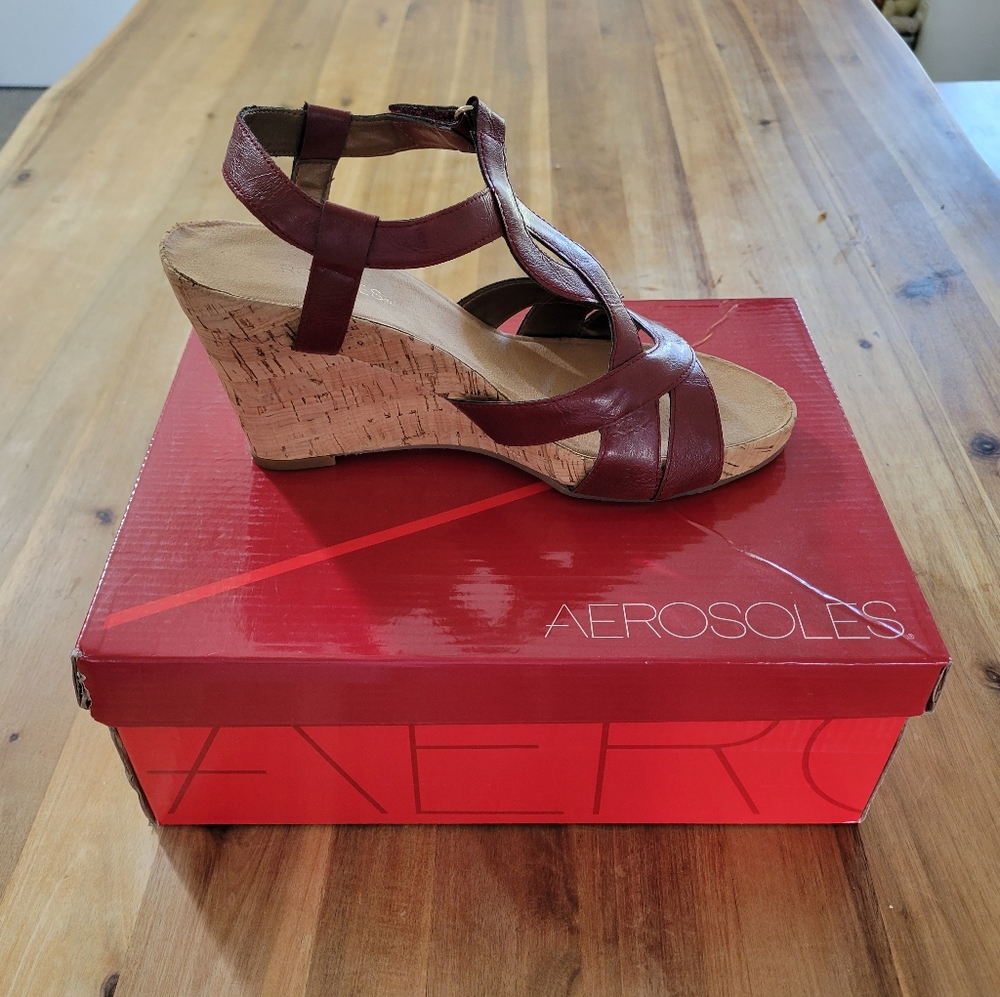 Burgundy Wedges